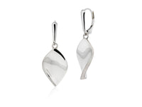 Laurel Solid Leaf Drop Earrings - Pamela Lauz Jewellery