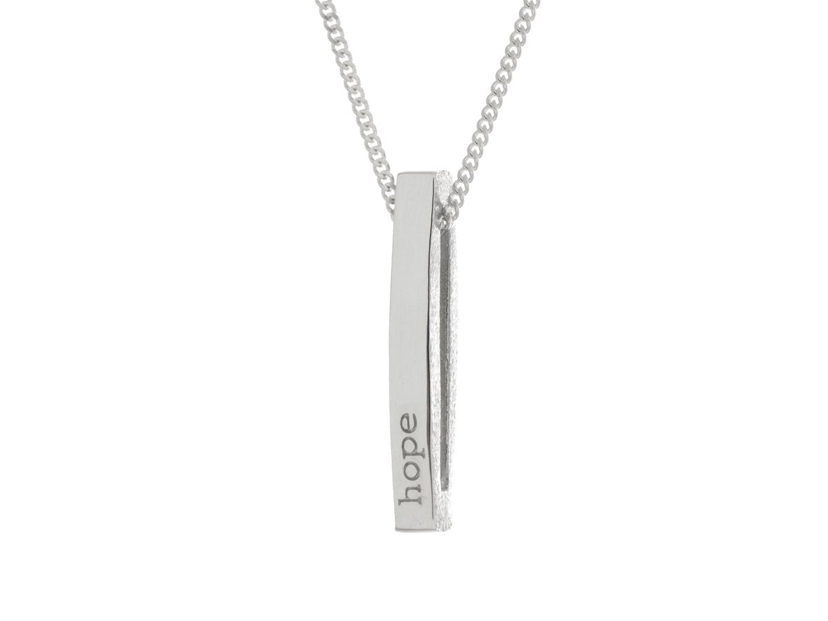 Hope bar store necklace