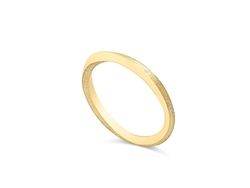 Mobius Twist Gold Pendant and Ring - Pamela Lauz Jewellery
