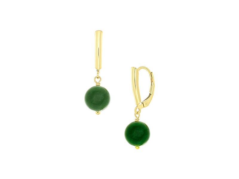 Mosaic BC Jade Drop Earrings - Pamela Lauz Jewellery