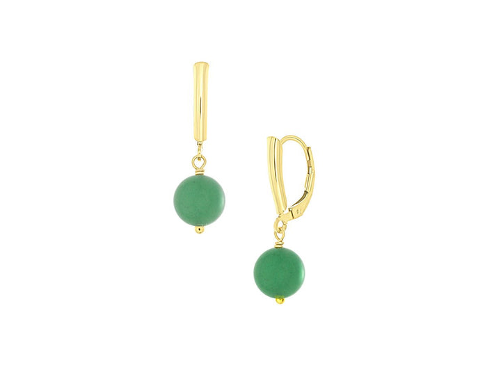 Mosaic Green Onyx Drop Earrings - Pamela Lauz Jewellery