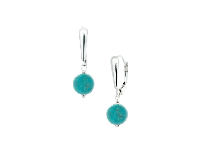 Mosaic Turquoise Drop Earrings - Pamela Lauz Jewellery