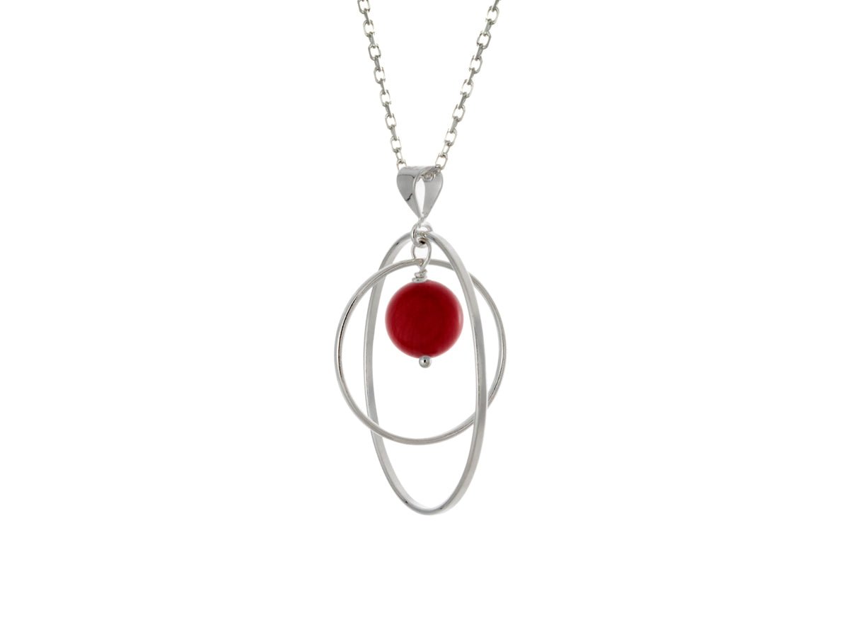 Orbit Sea Bamboo Loop Necklace - Pamela Lauz Jewellery