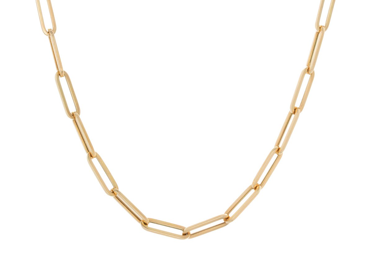 Paperclip 14K Gold Necklace - Pamela Lauz Jewellery