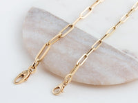 Paperclip 14K Gold Necklace - Pamela Lauz Jewellery