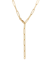Paperclip 14K Gold Necklace - Pamela Lauz Jewellery