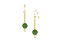 Pendulum BC Jade Drop Earrings - Pamela Lauz Jewellery