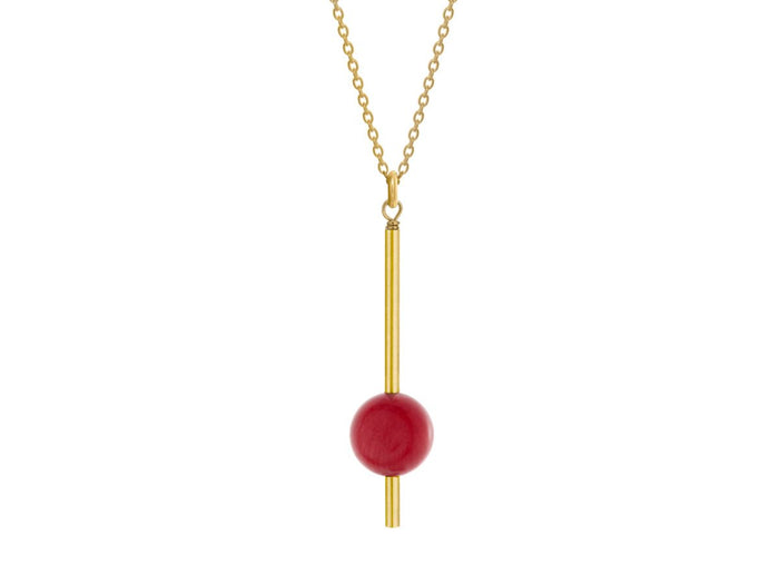 Pendulum Sea Bamboo Necklace - Pamela Lauz Jewellery