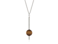 Pendulum Tiger's Eye Necklace - Pamela Lauz Jewellery