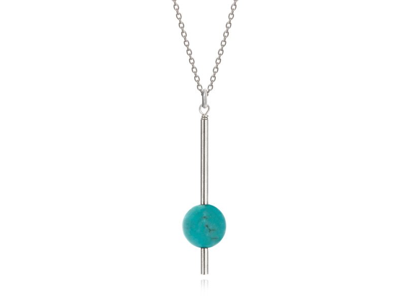 Pendulum Turquoise Necklace - Pamela Lauz Jewellery