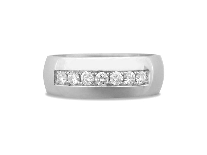 Platinum and Diamond Wedding Rings - Pamela Lauz Jewellery