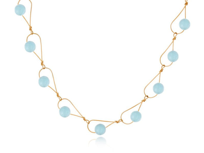 Rain Aquamarine Necklace - Pamela Lauz Jewellery