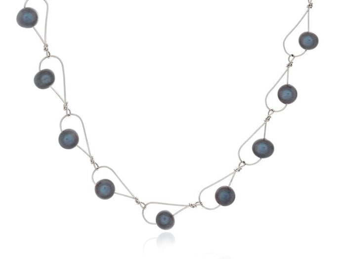 Rain Black Pearl Necklace - Pamela Lauz Jewellery