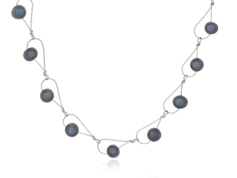 Rain Black Pearl Necklace - Pamela Lauz Jewellery