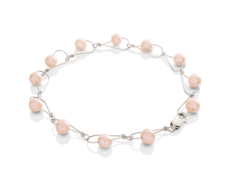 Rain Pink Pearl Bracelet - Pamela Lauz Jewellery