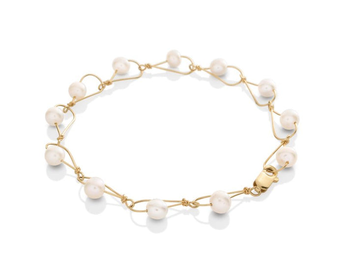 Rain White Pearl Bracelet - Pamela Lauz Jewellery