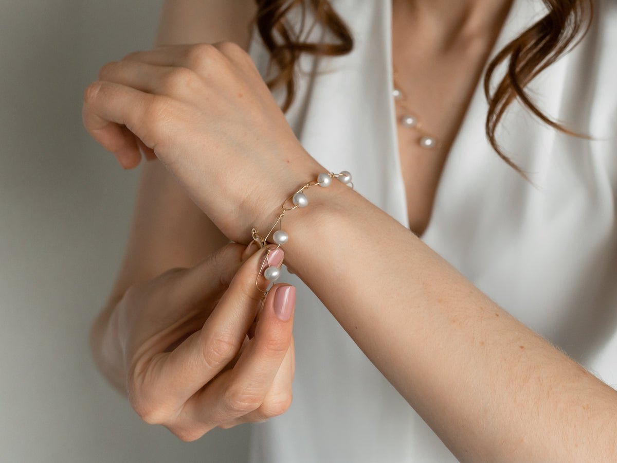 Rain White Pearl Bracelet - Pamela Lauz Jewellery