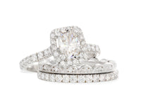 Sarah Scalloped Diamond Stacking Band - Pamela Lauz Jewellery
