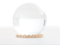 Sarah Scalloped Diamond Stacking Band - Pamela Lauz Jewellery