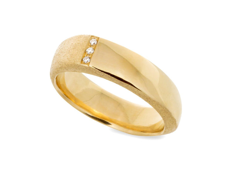 Solstice Three-Diamond Ring - Pamela Lauz Jewellery