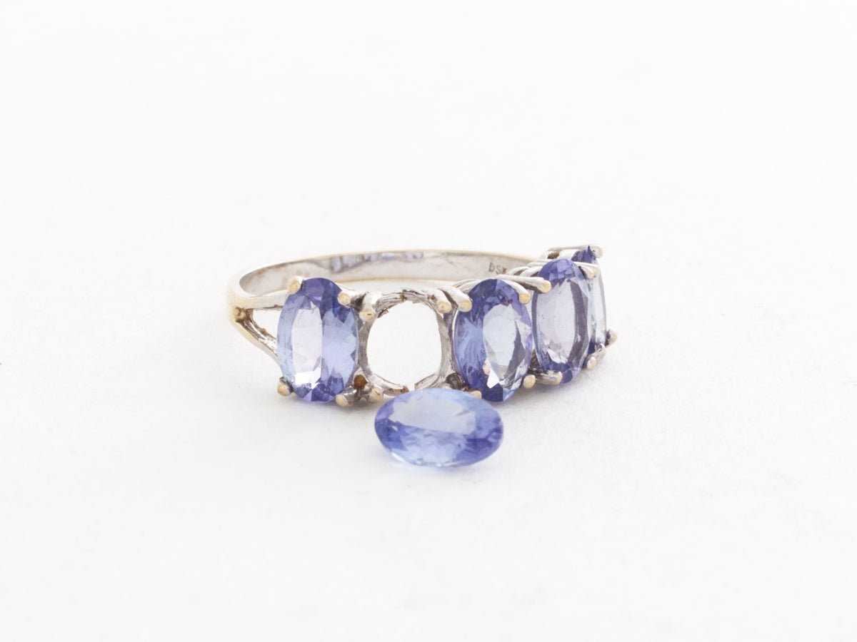 Tanzanite Diamond Ring - Pamela Lauz Jewellery