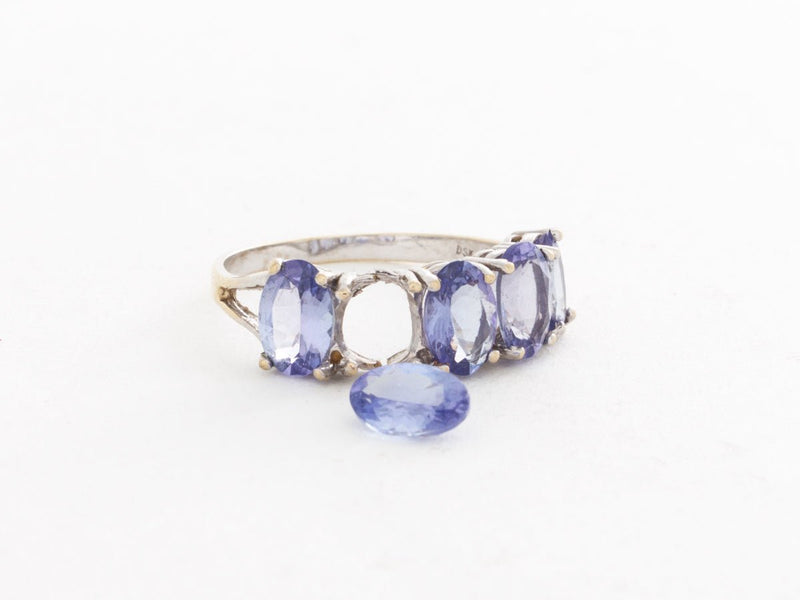 Tanzanite Diamond Ring - Pamela Lauz Jewellery