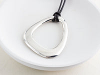 Terra Grand Open Pebble Necklace & Scarf Ring - Pamela Lauz Jewellery