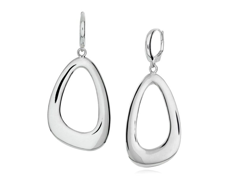 Terra Large Open Pebble Earrings - Pamela Lauz Jewellery