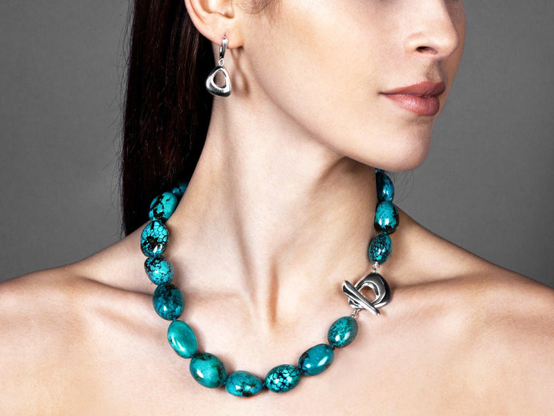 Terra Open Pebble Earrings - Pamela Lauz Jewellery