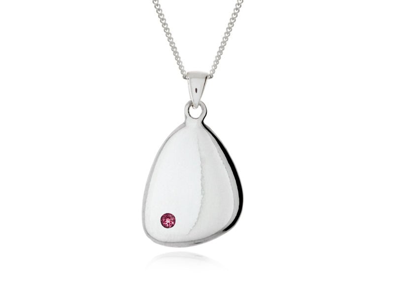Terra Small Solid Pebble Necklace - Pamela Lauz Jewellery