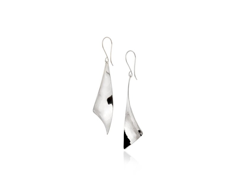 Viento Small Silver Earrings - Pamela Lauz Jewellery