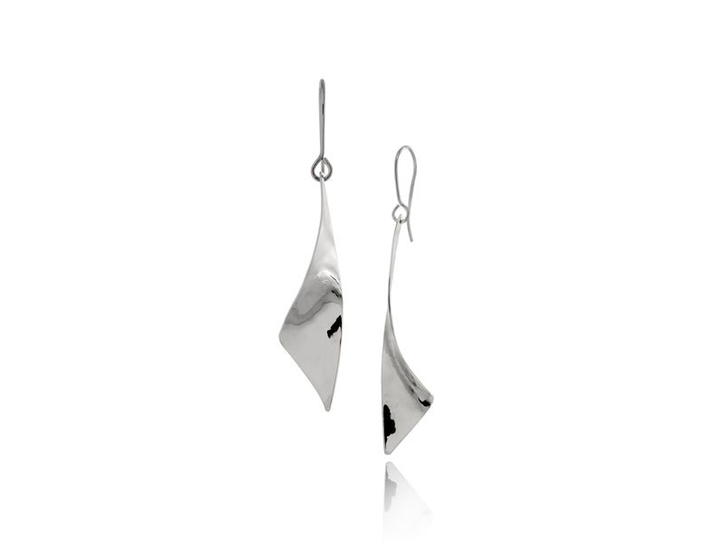 Viento Small Silver Earrings - Pamela Lauz Jewellery
