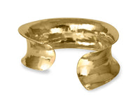 Viento Wide Symmetrical Brass Cuff - Pamela Lauz Jewellery